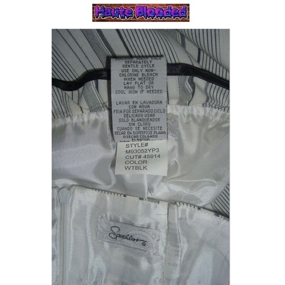 y2k Speechless Suit Striped Clueless Style Academia Office Work Blazer Skirt 13 - Picture 12 of 14